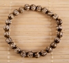 Armband ~ jede Perle mit OM MANI PADME HUM beschnitzt ~ Armmala Art. 00544
