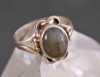 Labradorit Ring ~ 925er Silber ~ Gr��e 16 mm Art. 00060