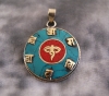 Anh�nger OM MANI ... ~ T�rkis ~ Nepal Tibet Art. 00636
